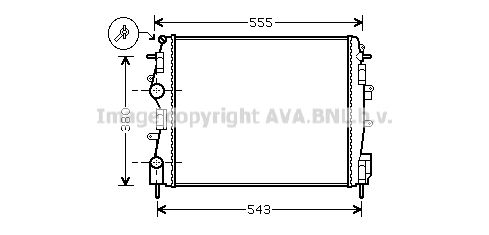 AVA QUALITY COOLING Radiaator,mootorijahutus RT2399